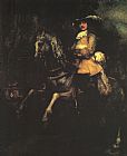 Rembrandt Frederick Rihel on Horseback painting